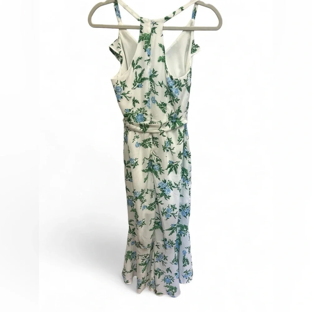 DISNEY PRINCESS RUFFLE MIDI RACER BACK FLORAL DRESS SIZE SMALL - Picture 3 of 11